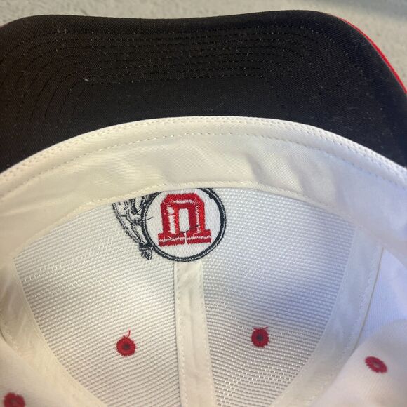 Utah Utes Hat Cap Fitted Adult 7 1/2 Wool Bend White Twins Enterprise NCAA - Picture 8 of 9